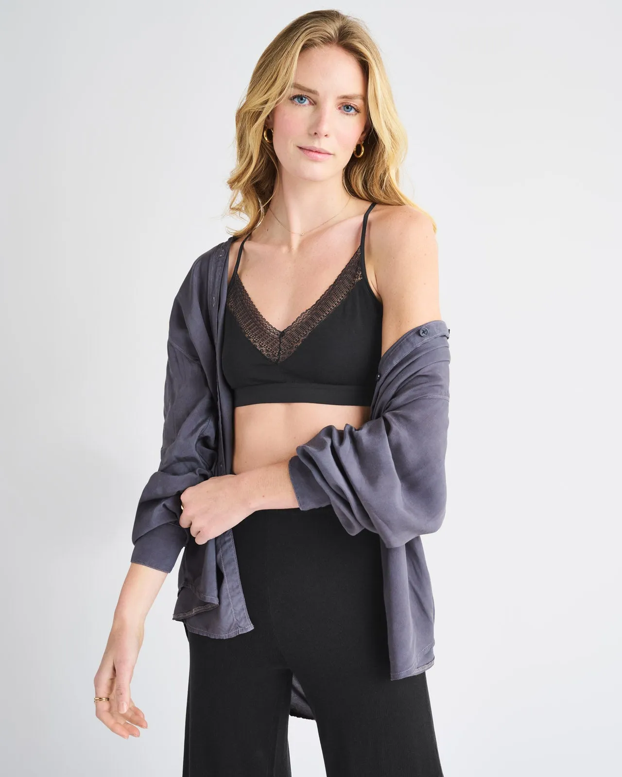 24/7 LYR Lace Trim Bralette