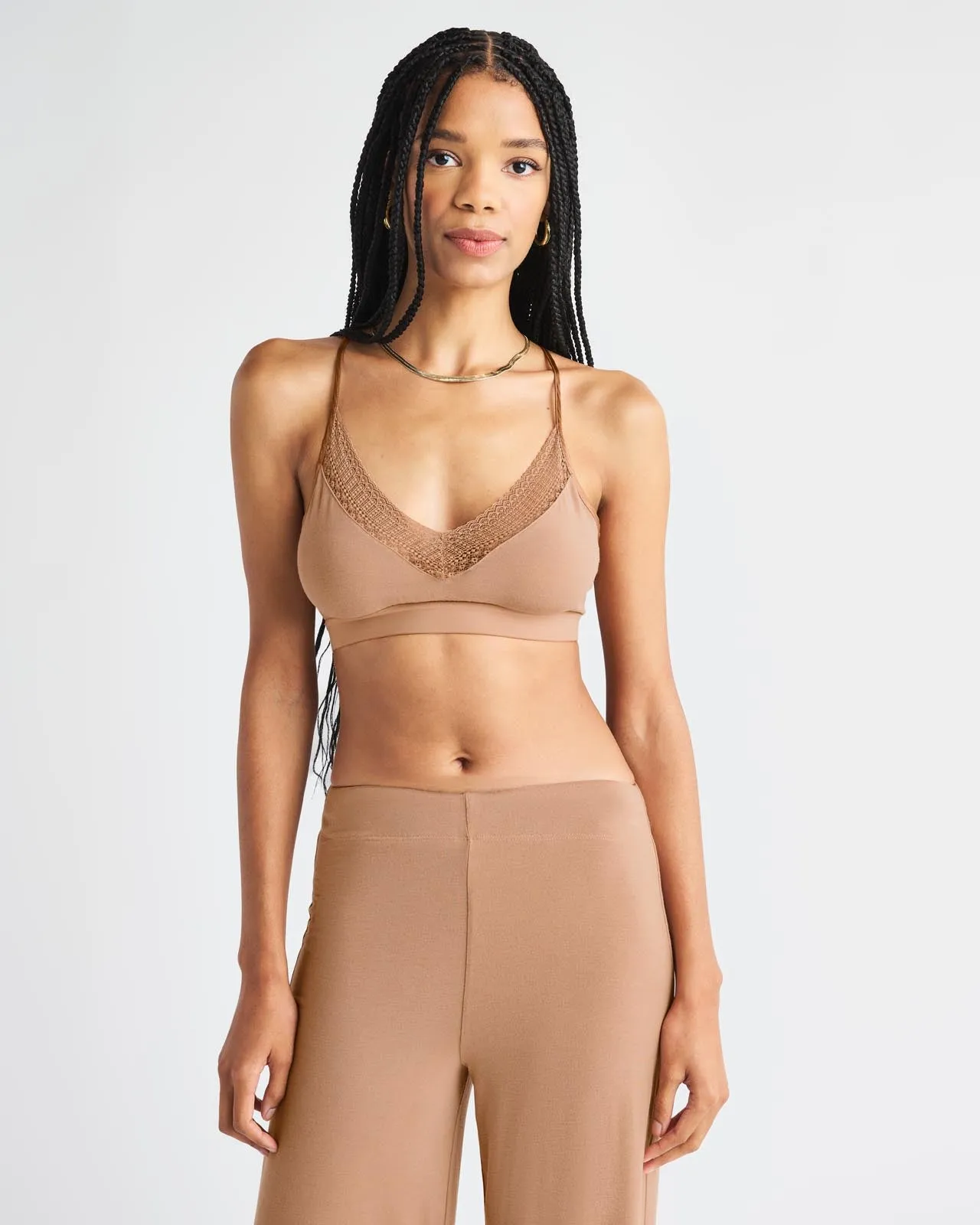24/7 LYR Lace Trim Bralette