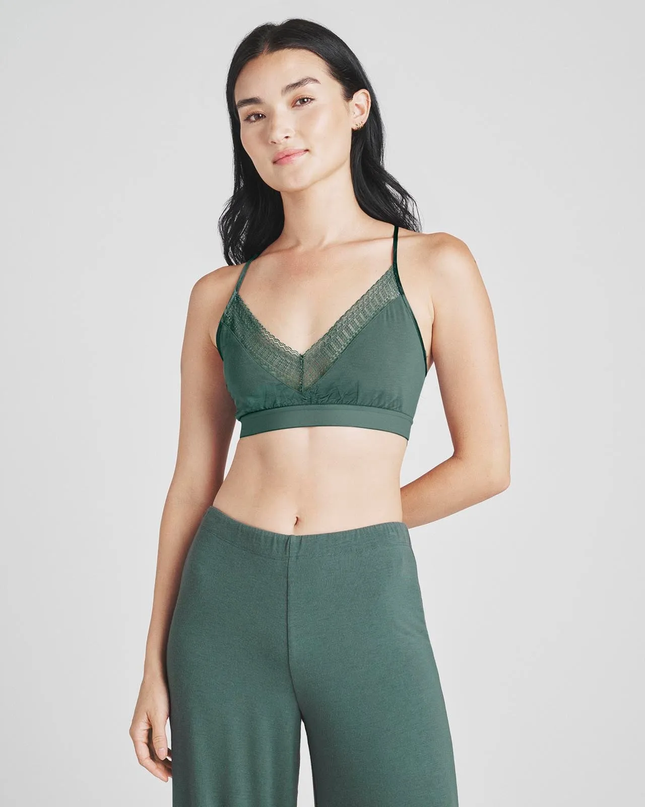 24/7 LYR Lace Trim Bralette