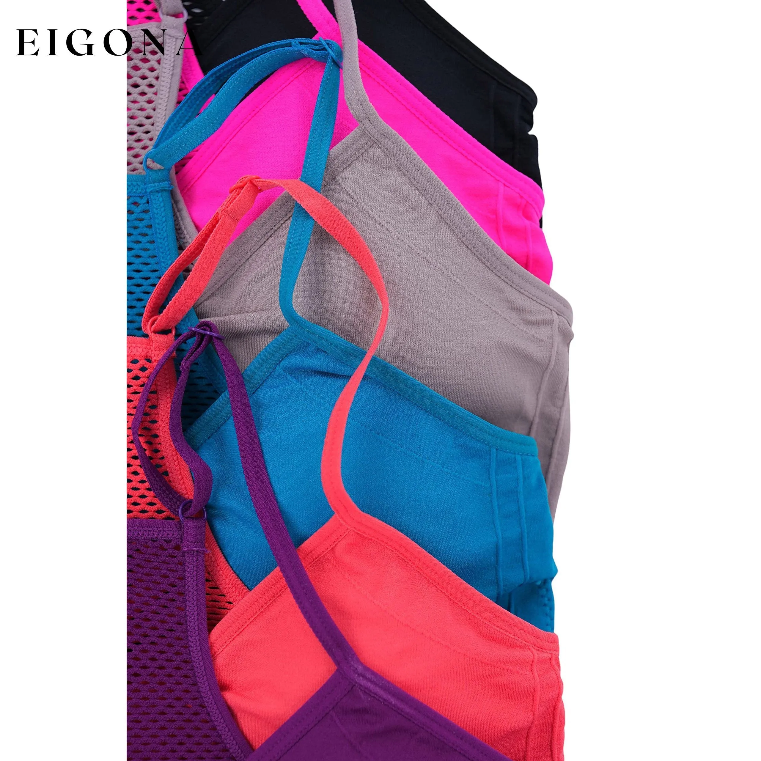 6-Pack: Womne's Wire Free Padded Bralettes