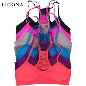 6-Pack: Womne's Wire Free Padded Bralettes