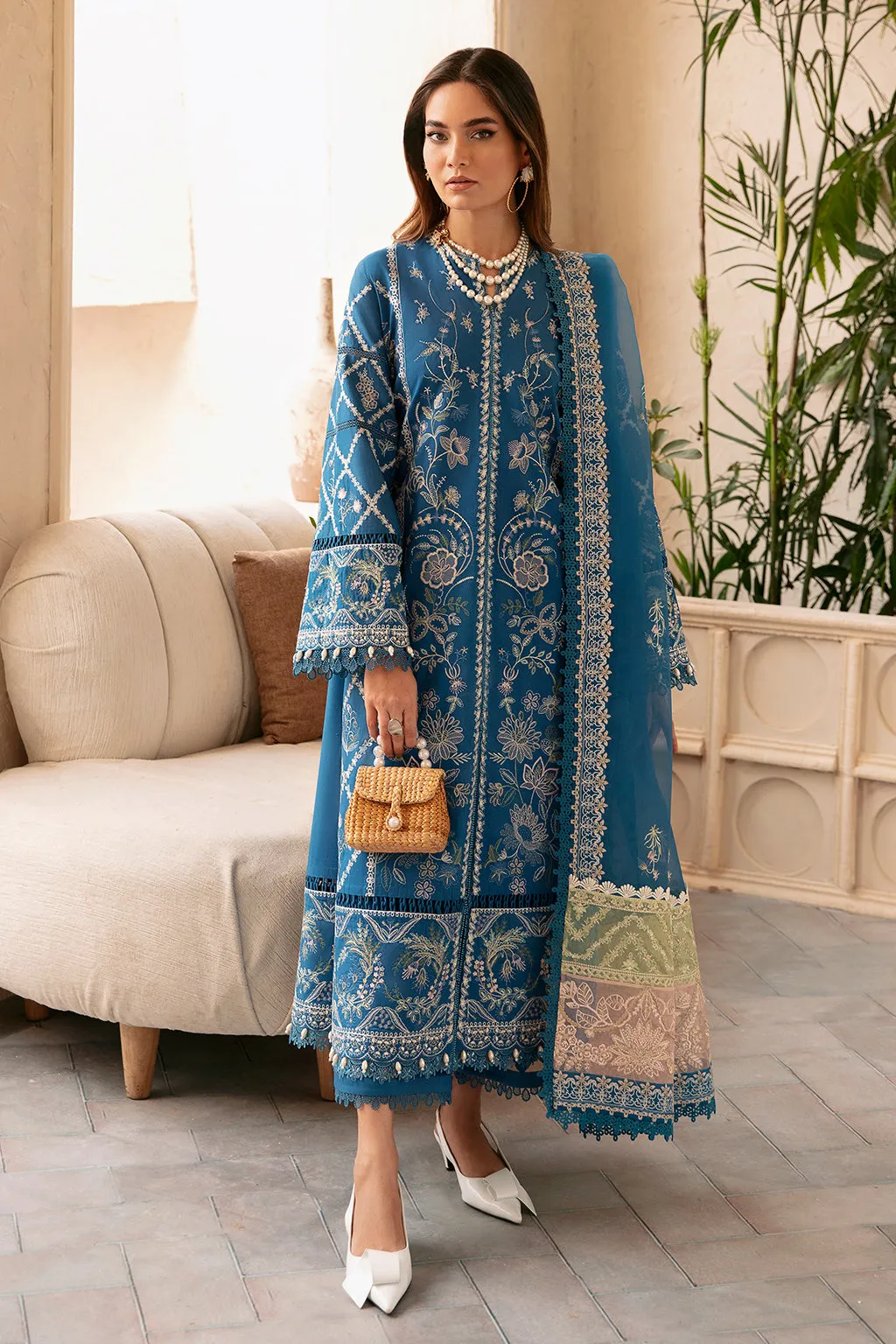 Afrozeh | Cascade Luxury Lawn 24 | Amelia