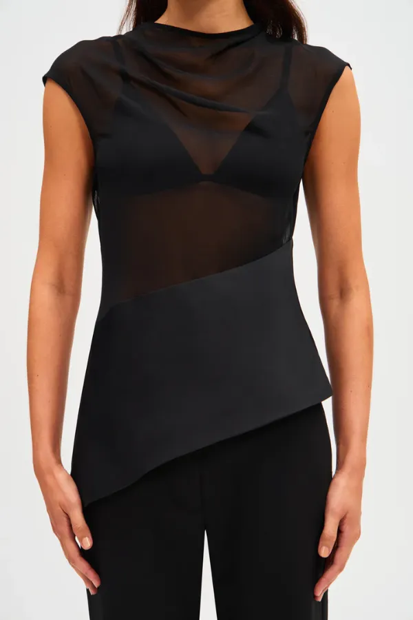 Aisha Top Black