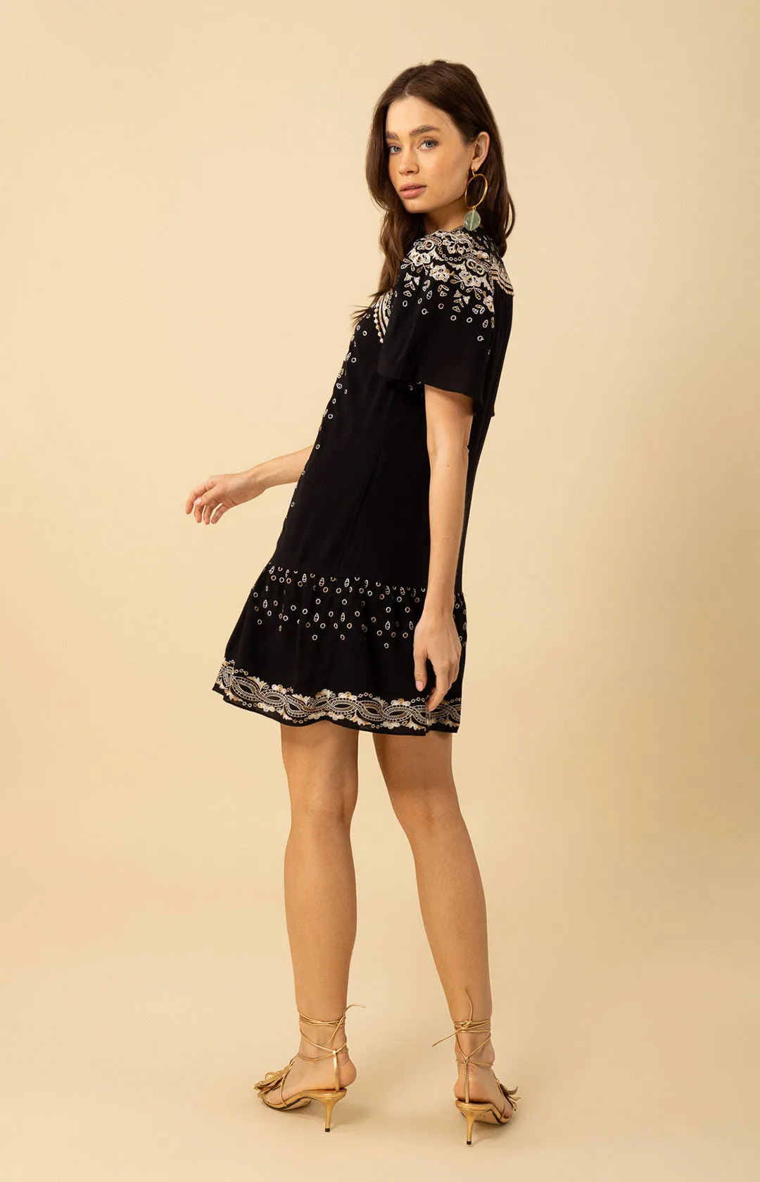 Ariana Embroidered Dress