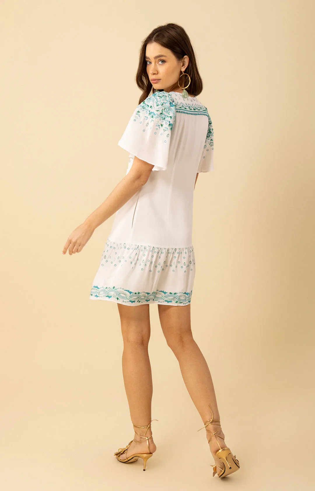 Ariana Embroidered Dress