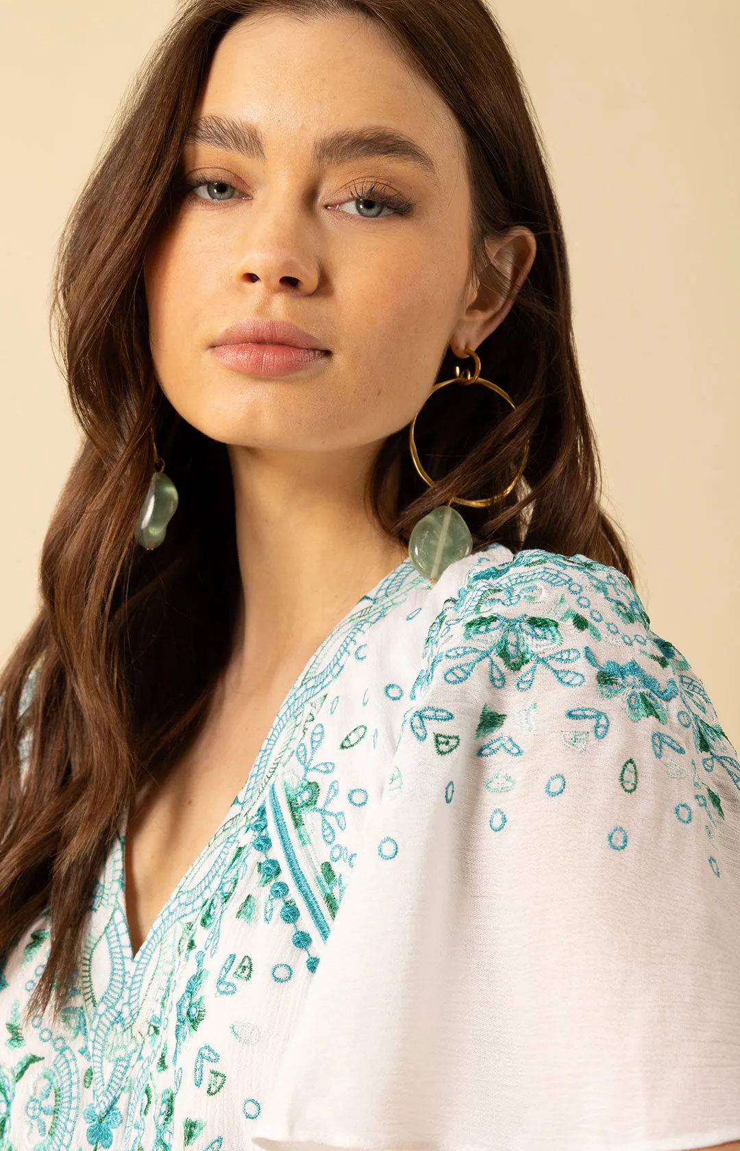 Ariana Embroidered Dress