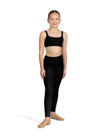 Bloch Panelled Waist Leggings - Girls