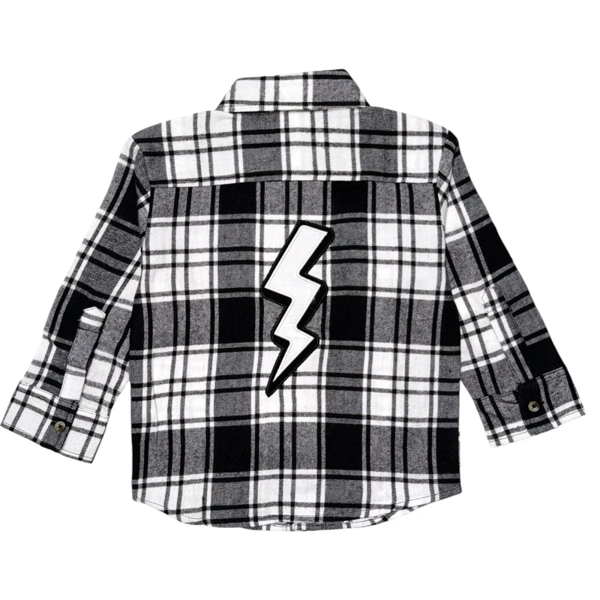 BOLT FLANNEL BUTTON DOWN TOP
