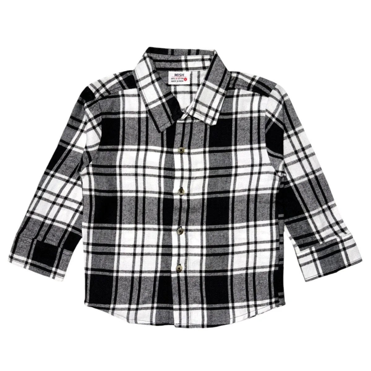 BOLT FLANNEL BUTTON DOWN TOP