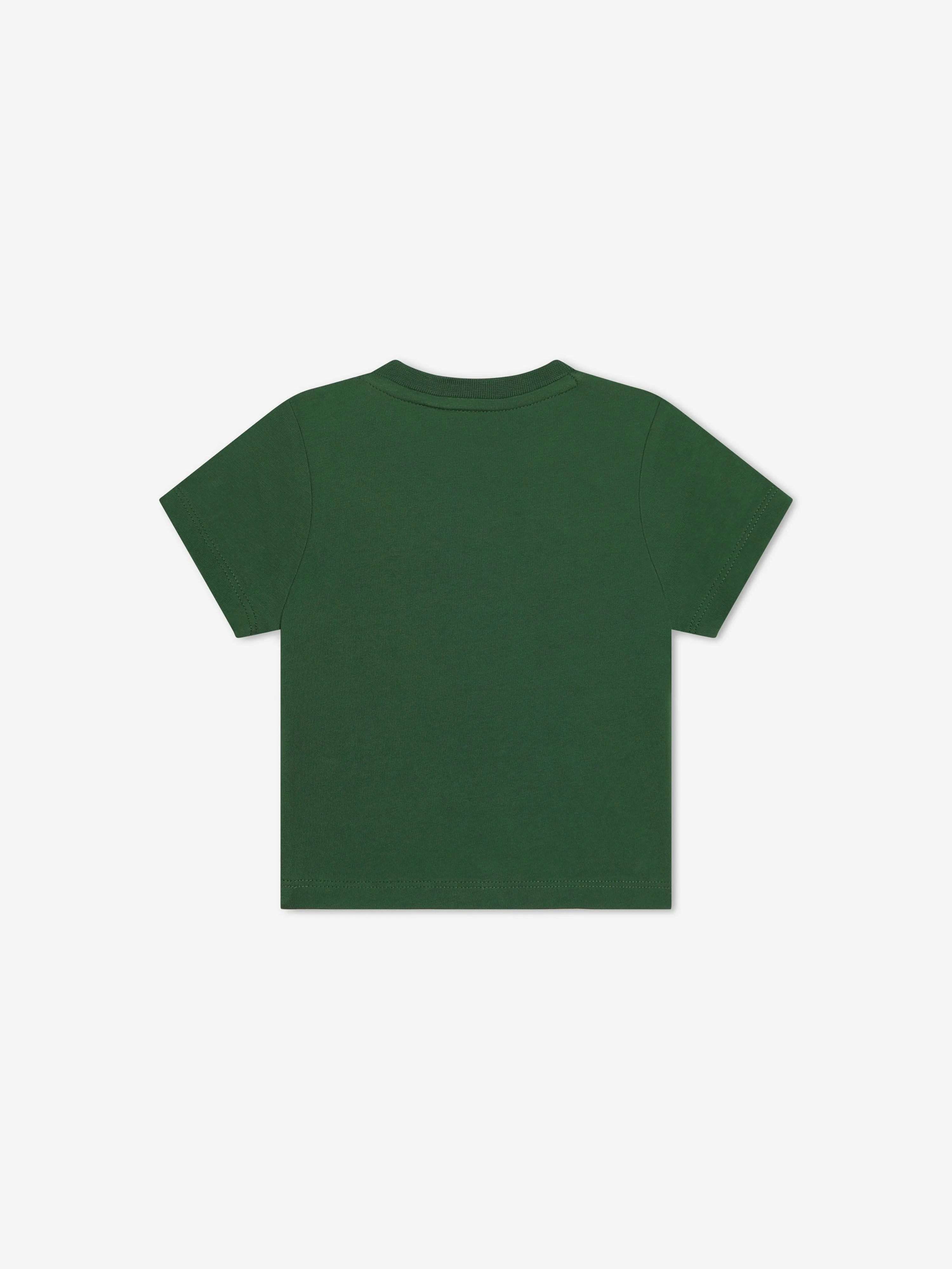 BOSS Baby Boys Logo Print T-Shirt in Green