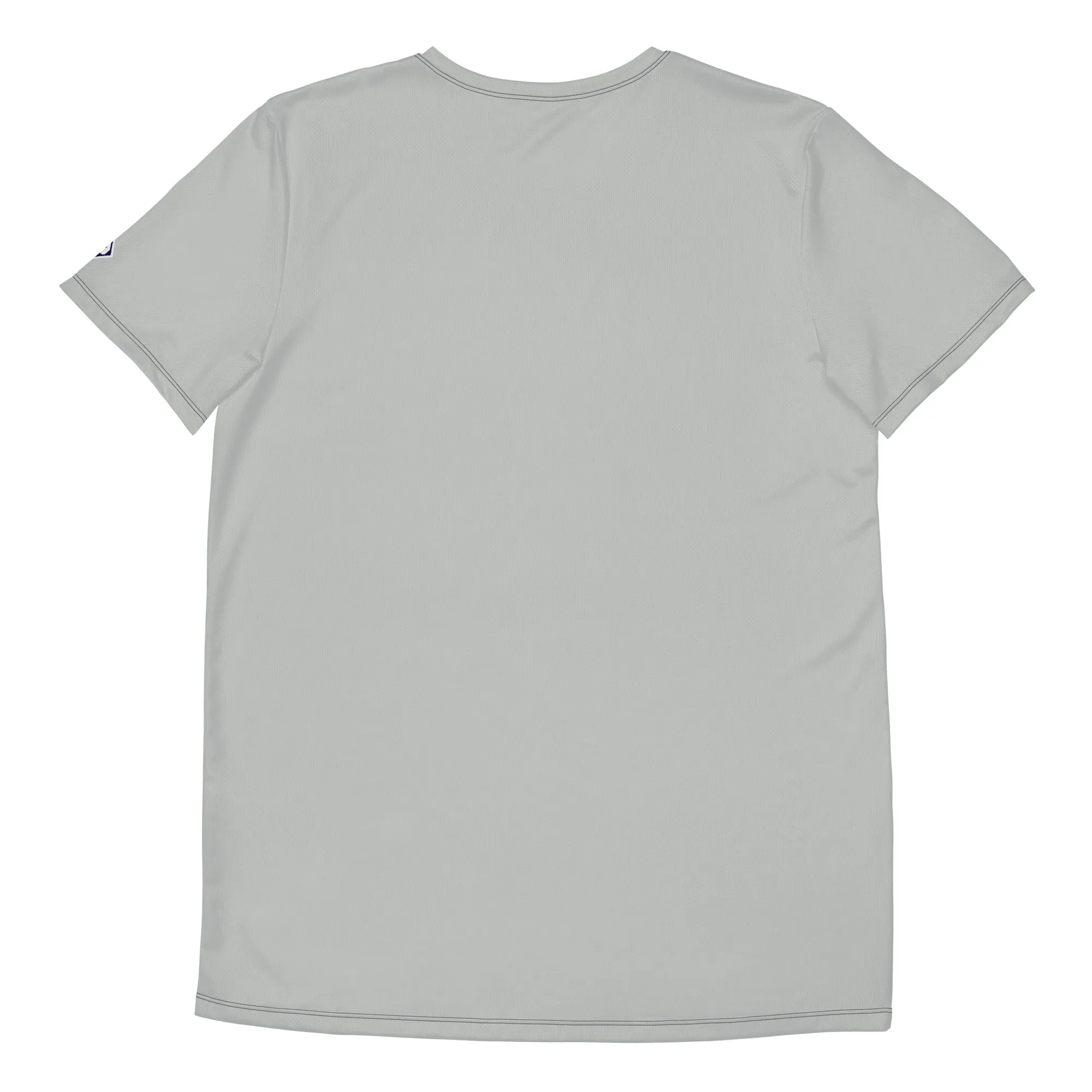 Classic Design Men's Rash Guard - Short Sleeve Solid Color Performance Wear - Smoke