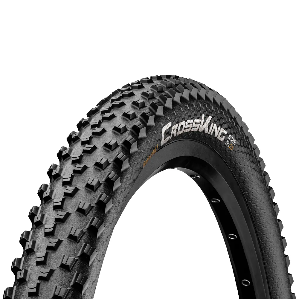 Continental Cross King Mountain Bike Wire Bead Tyre - 27.5 x 2.20 - Black/Black