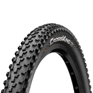 Continental Cross King Mountain Bike Wire Bead Tyre - 27.5 x 2.20 - Black/Black