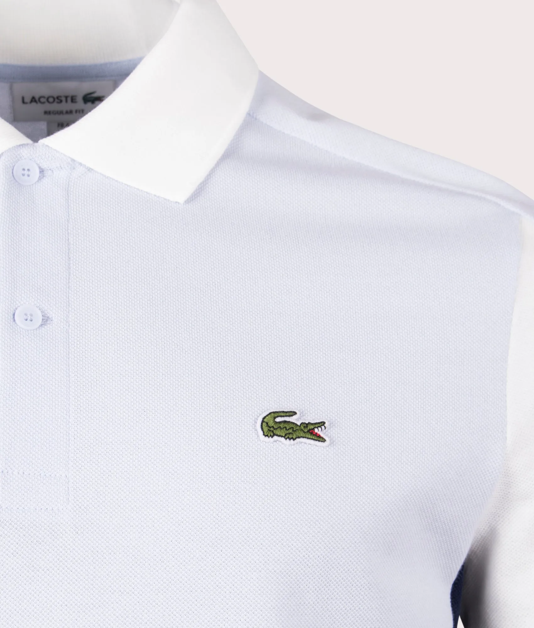 Cotton Piqué Colourblock Polo Shirt