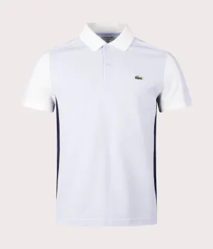 Cotton Piqué Colourblock Polo Shirt