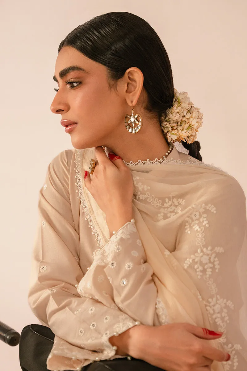 Cross Stitch | Mahiri Embroidered Collection 24 | BLUSH PINK