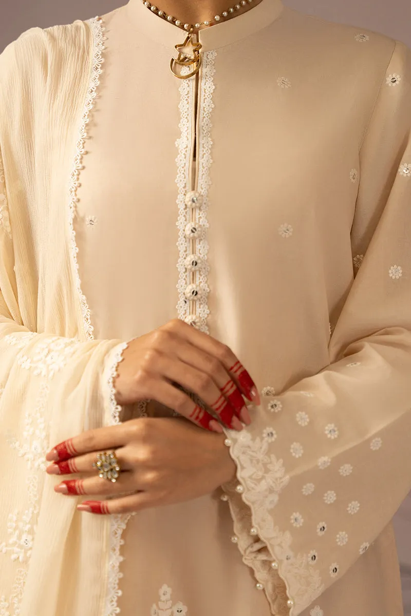 Cross Stitch | Mahiri Embroidered Collection 24 | BLUSH PINK