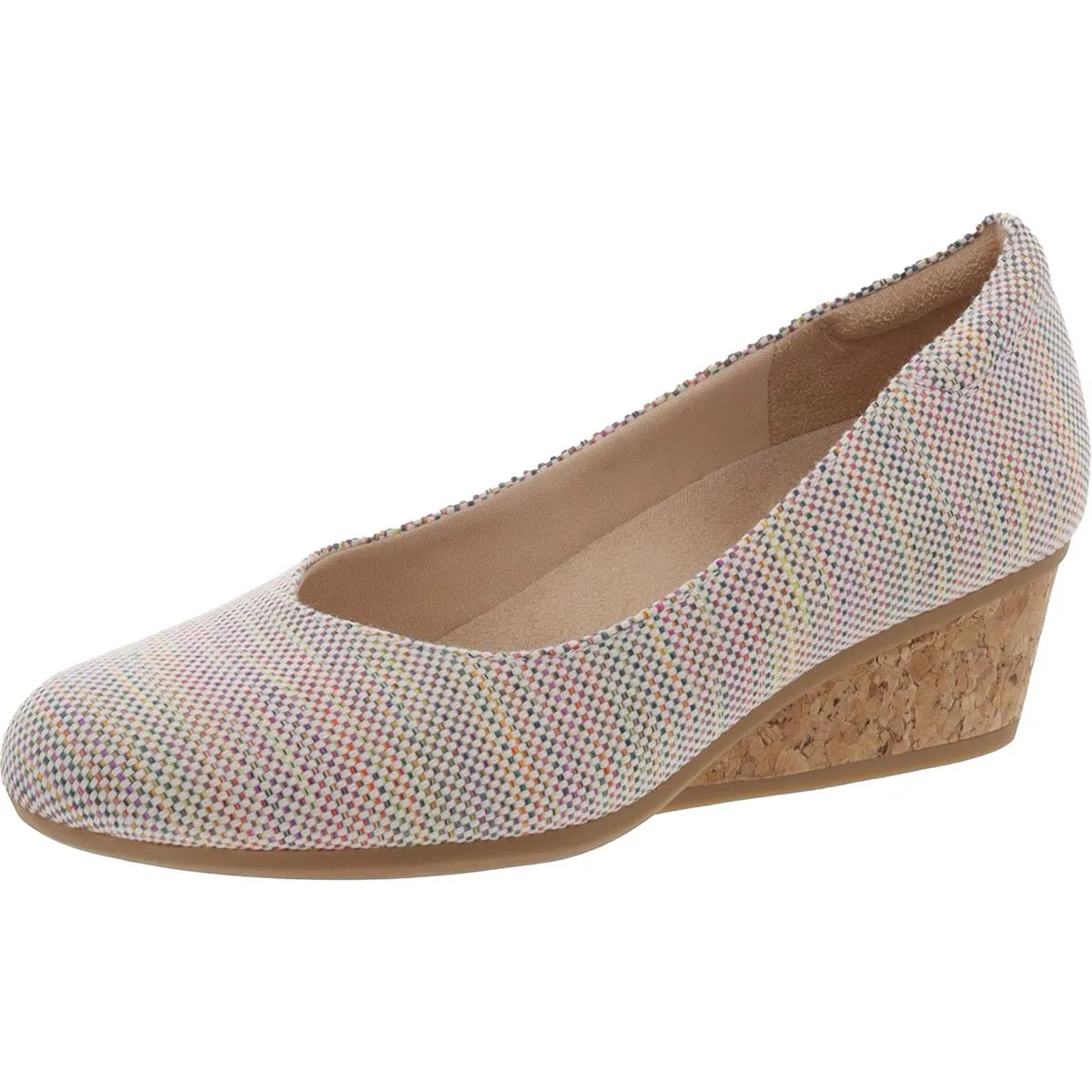 Dr. Scholl's Shoes Womens Be Ready Comfort Insole Slip On Wedge Heels