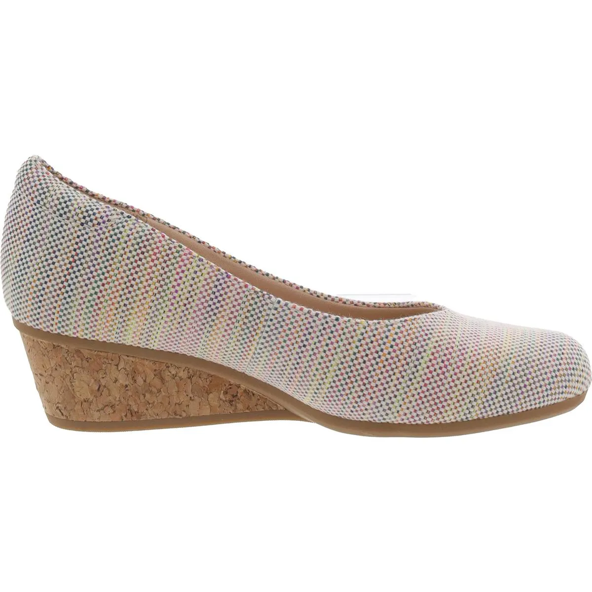 Dr. Scholl's Shoes Womens Be Ready Comfort Insole Slip On Wedge Heels