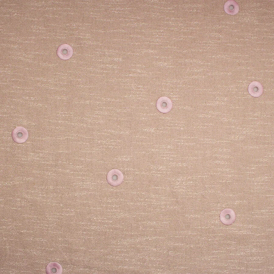 Dusty Pink Embroidered Bouclé