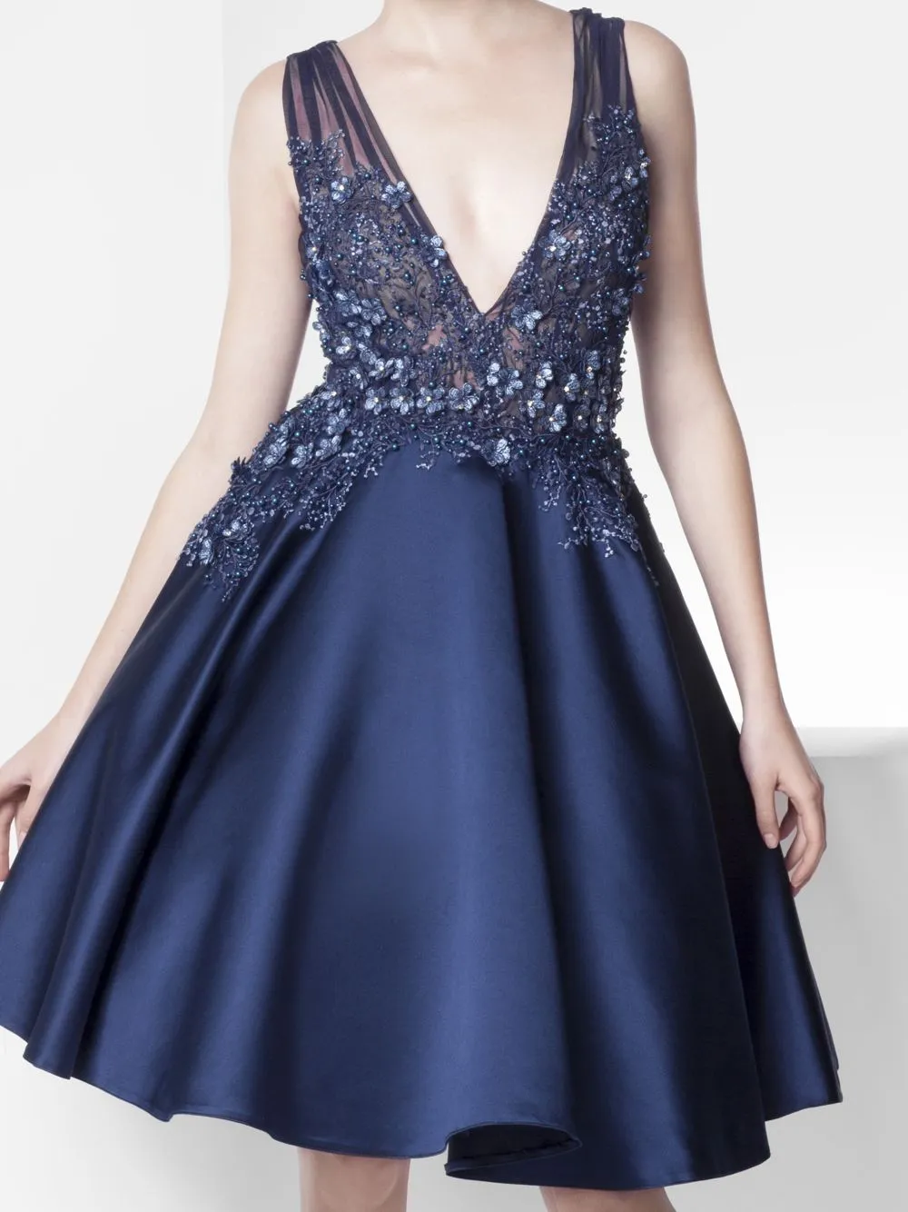 Embroidered Short Dress
