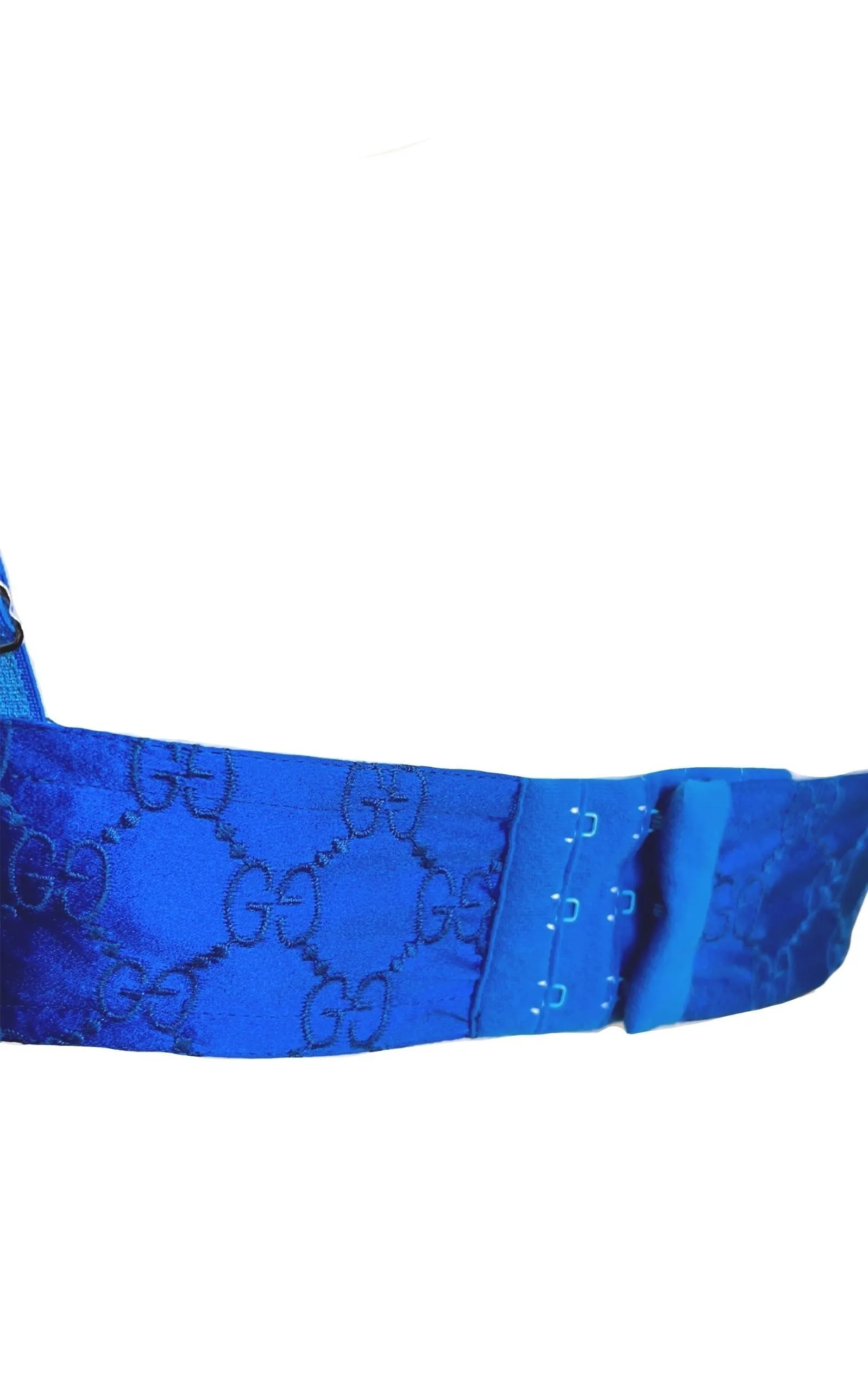 Embroidered Silk Logo Crop Top
