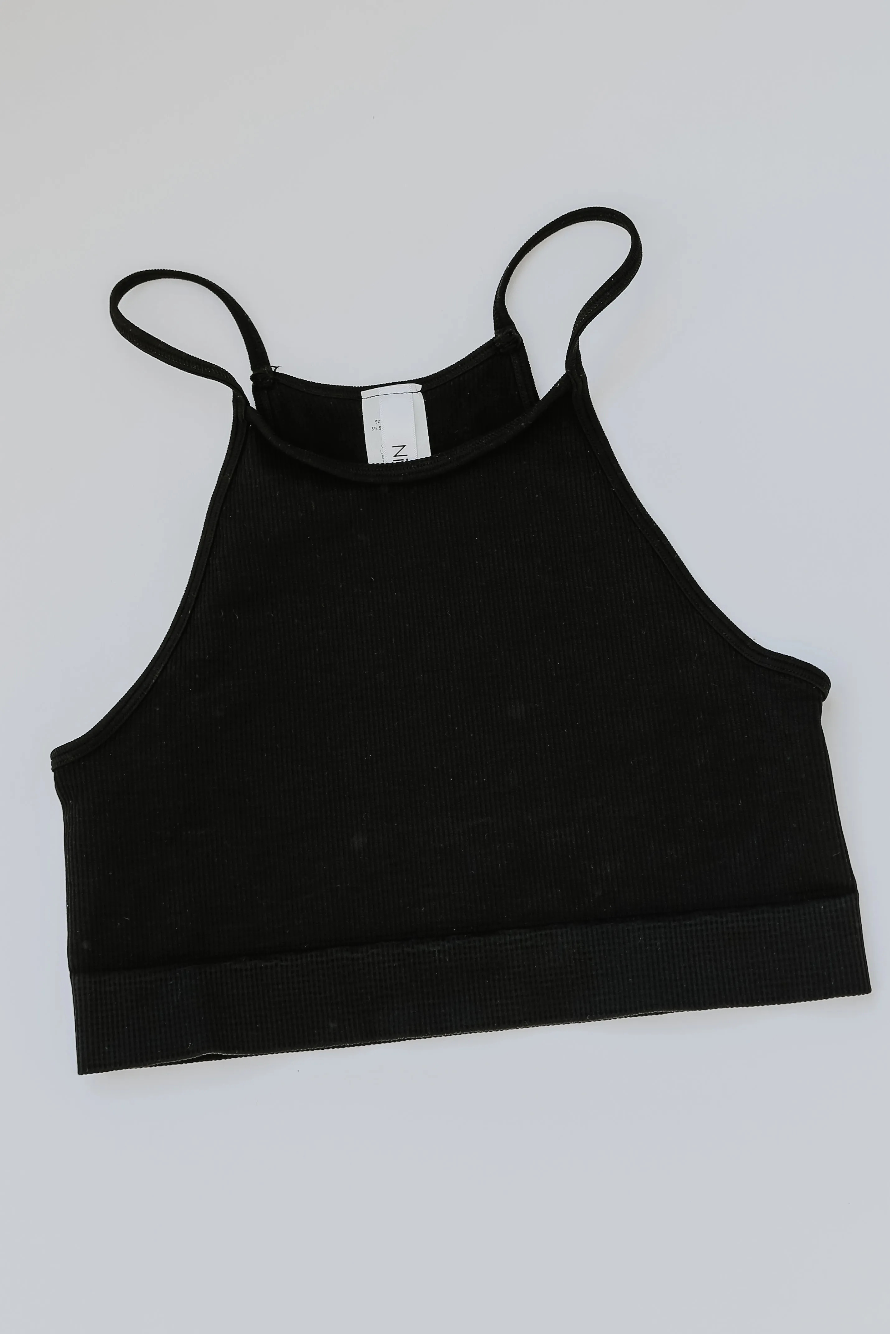 FINAL SALE - Seamless Cropped Ribbed Tank