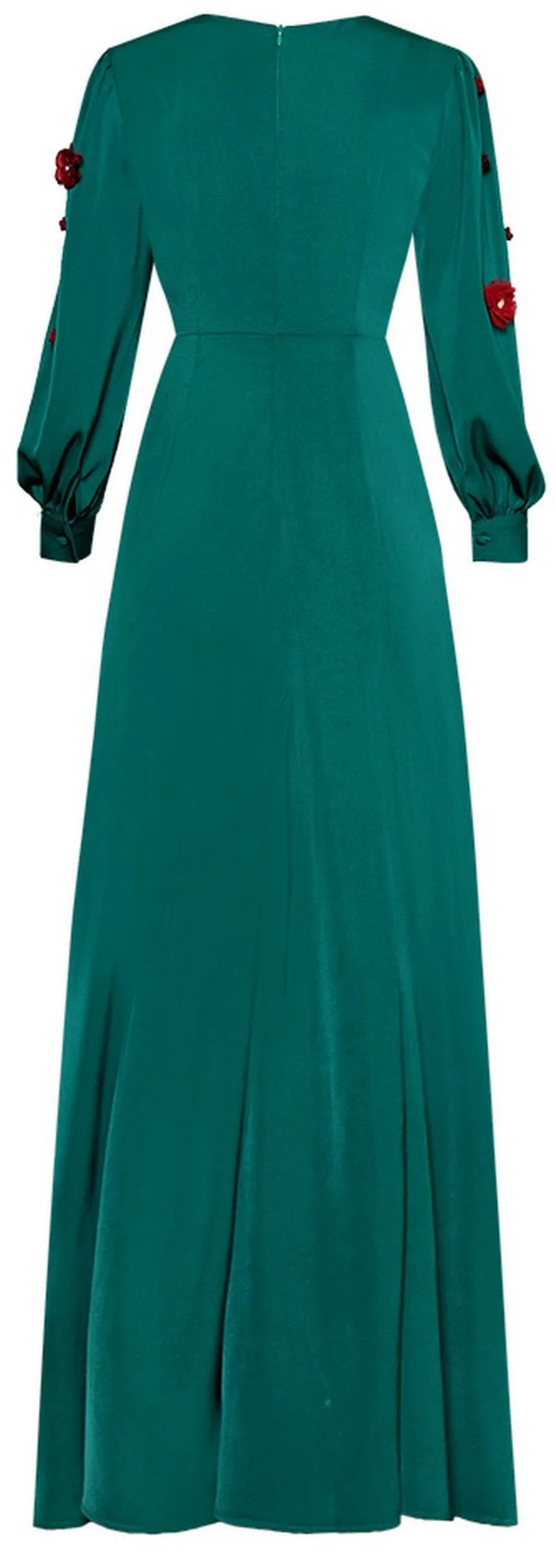 Flower Appliques Gown