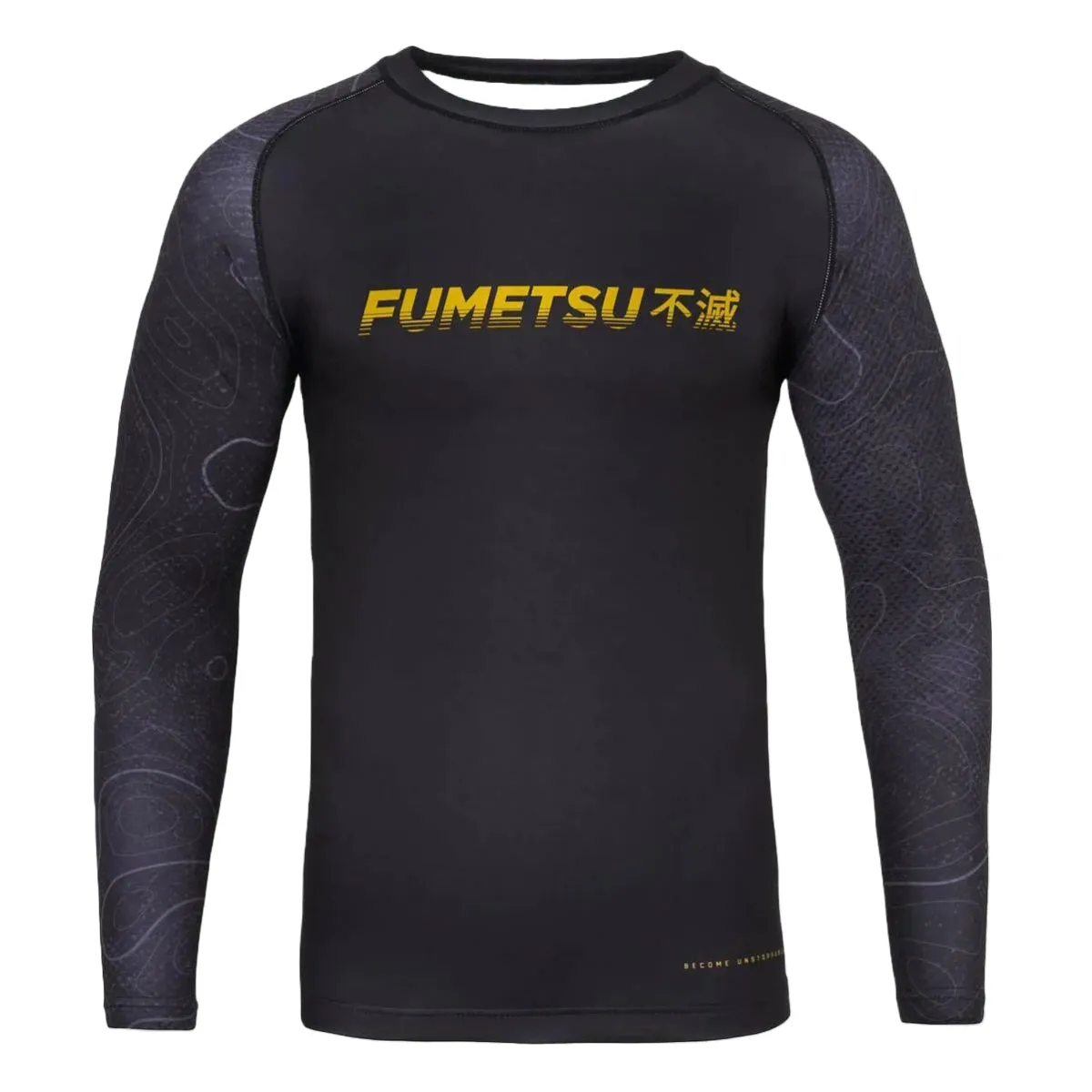 Fumetsu Arc Long Sleeve Rash Guard Black