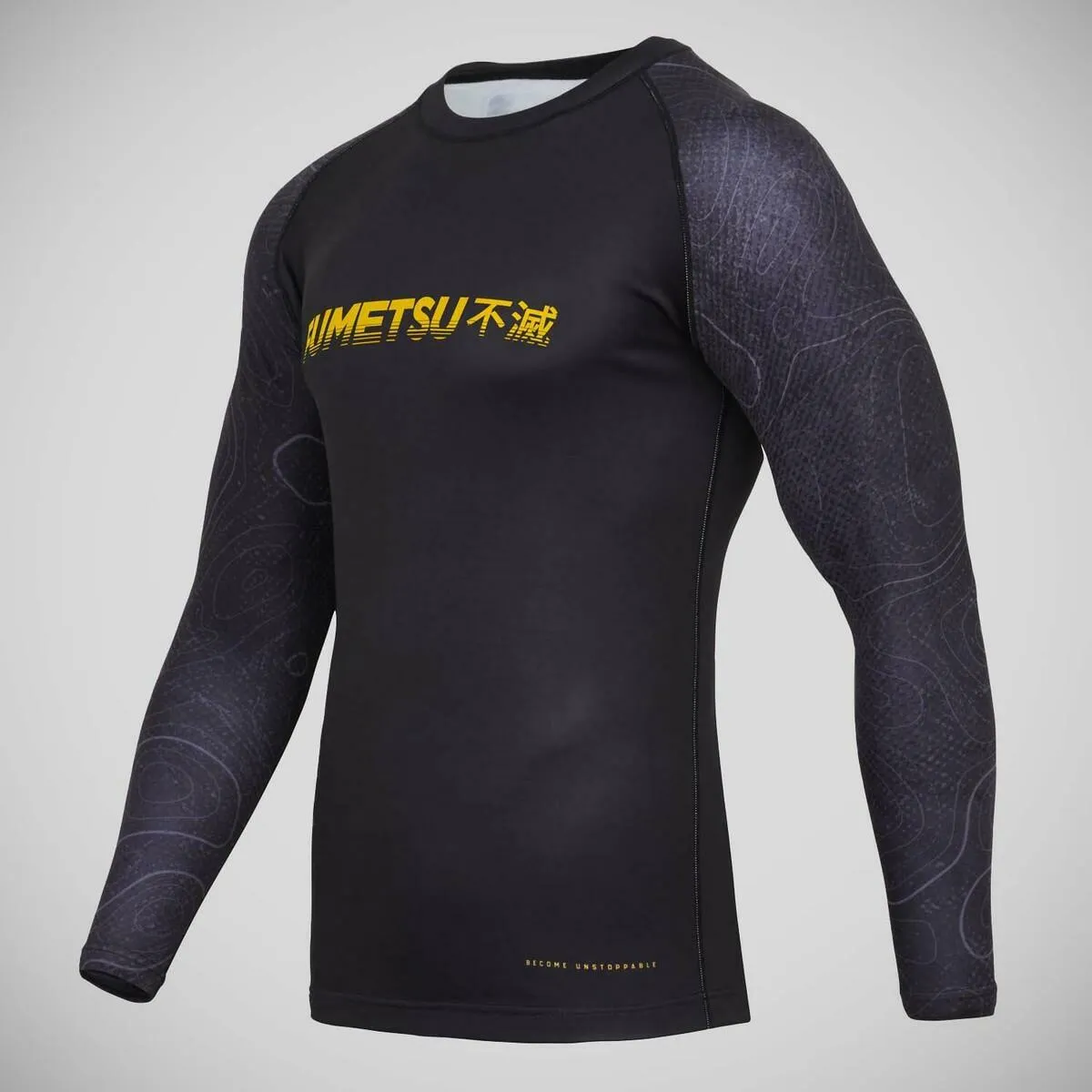 Fumetsu Arc Long Sleeve Rash Guard Black