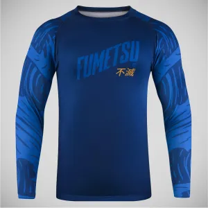Fumetsu Waves MK2 Long Sleeve Rash Guard Blue