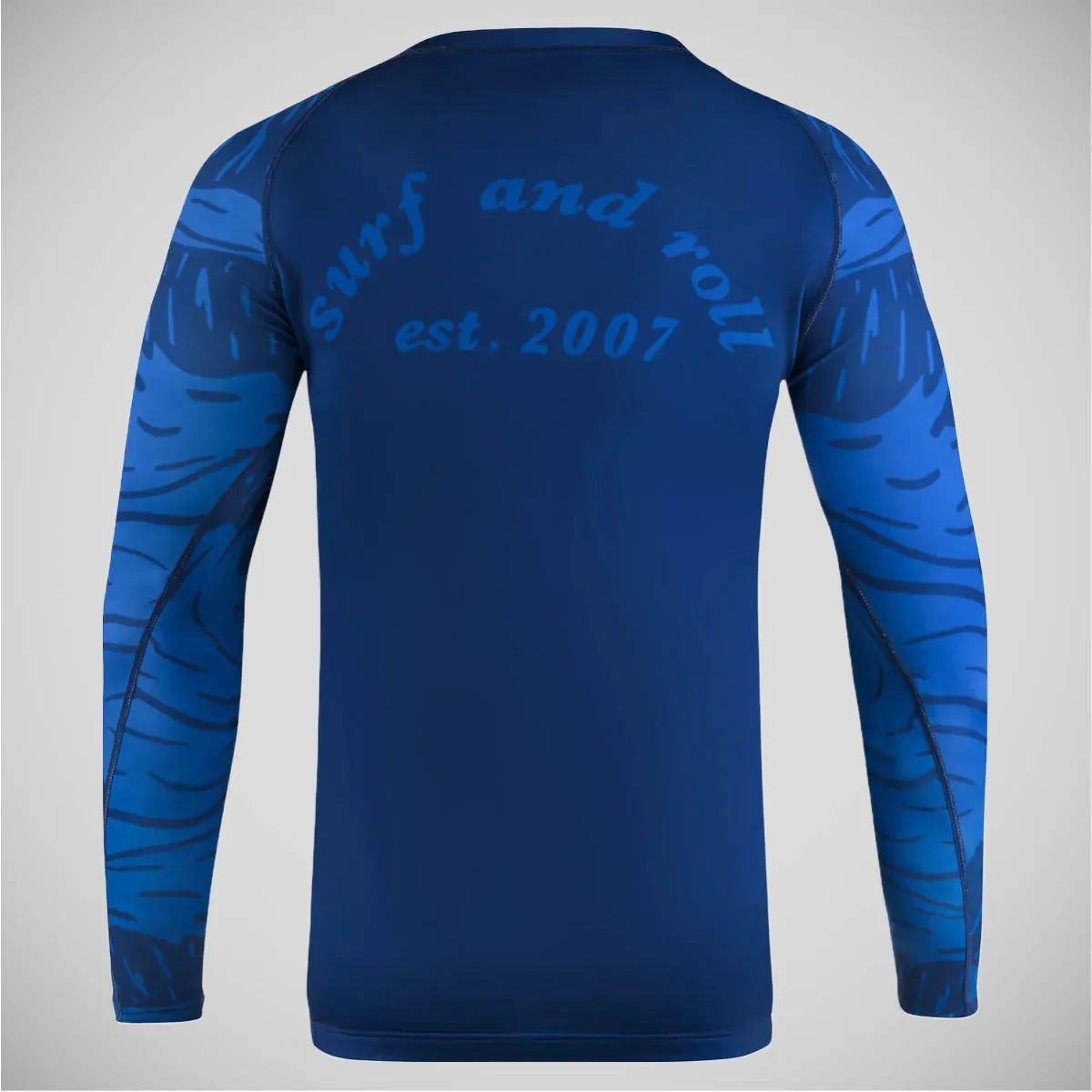 Fumetsu Waves MK2 Long Sleeve Rash Guard Blue