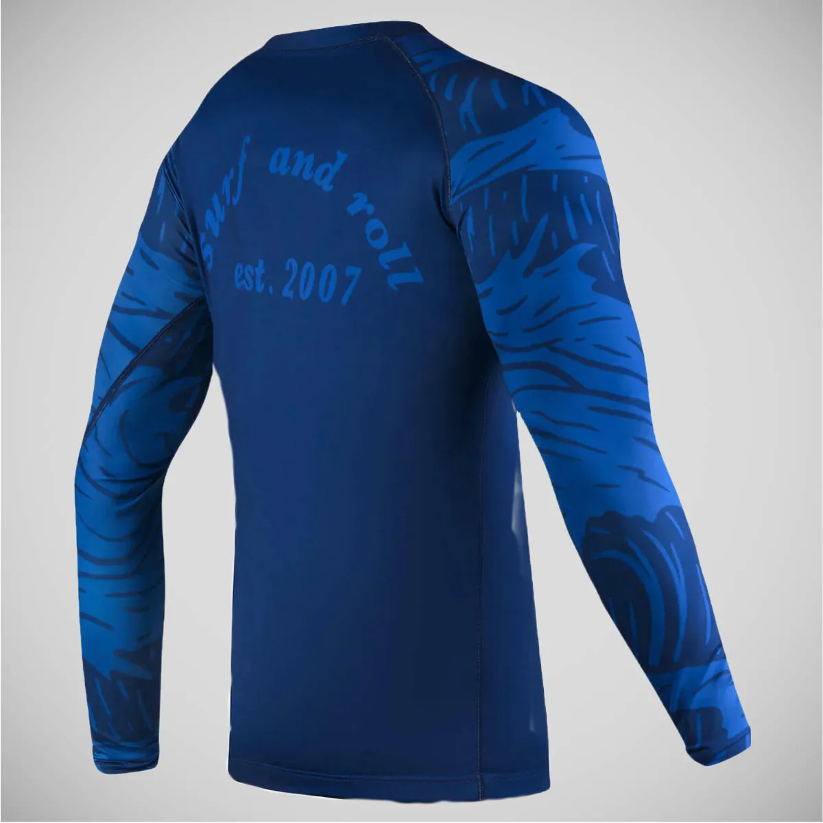 Fumetsu Waves MK2 Long Sleeve Rash Guard Blue