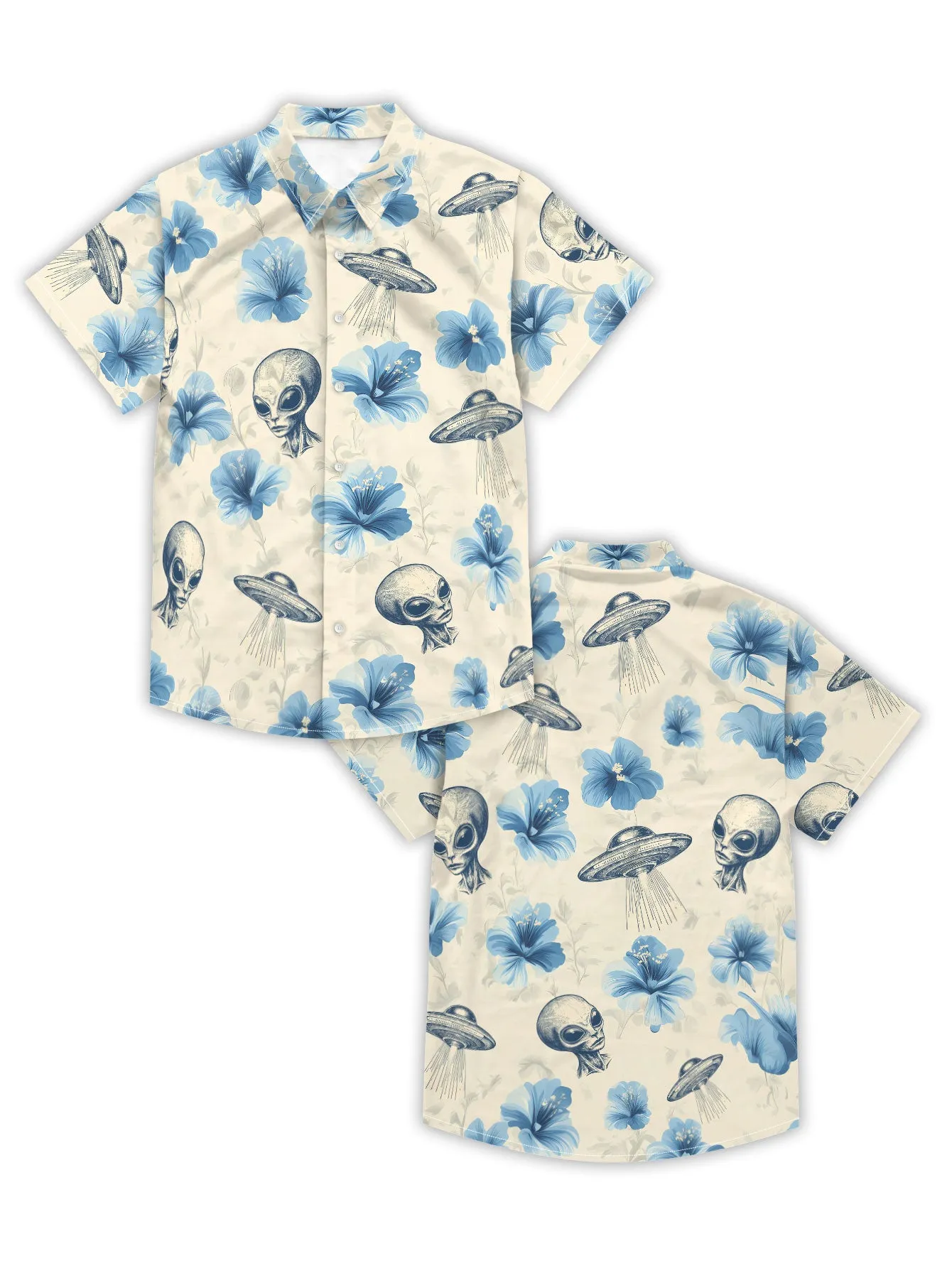 Funny Hawaiian Shirt for Men Aloha Short Sleeve Theme Party Casual Tops