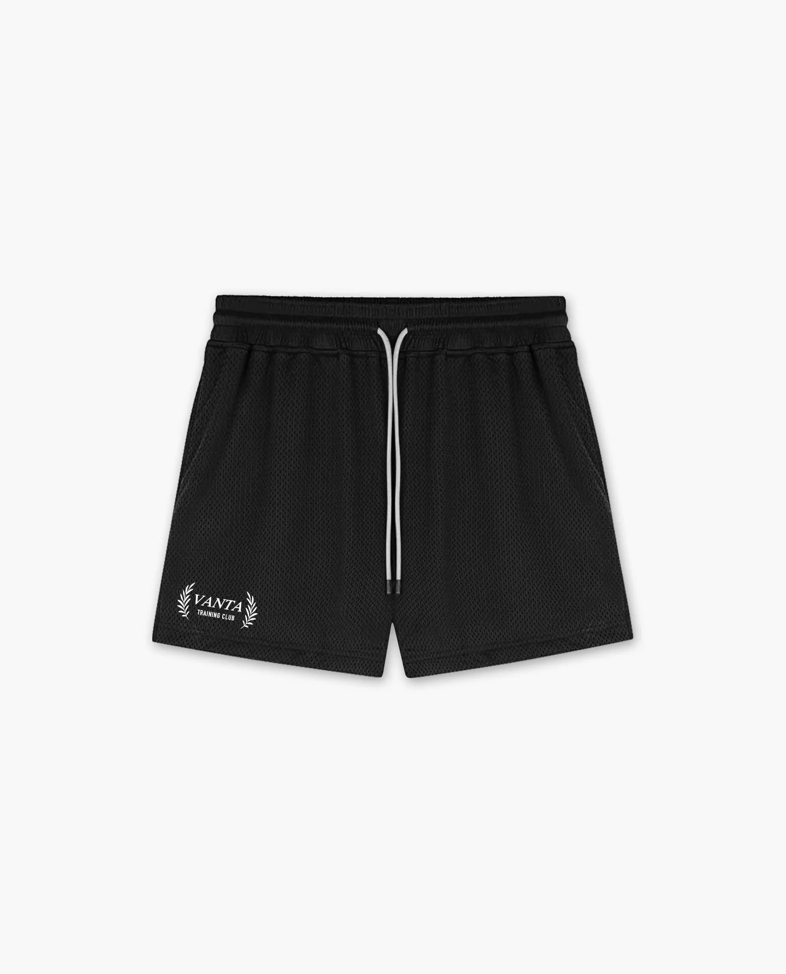 GIRLS MESH TRAINING SHORTS - BLACK