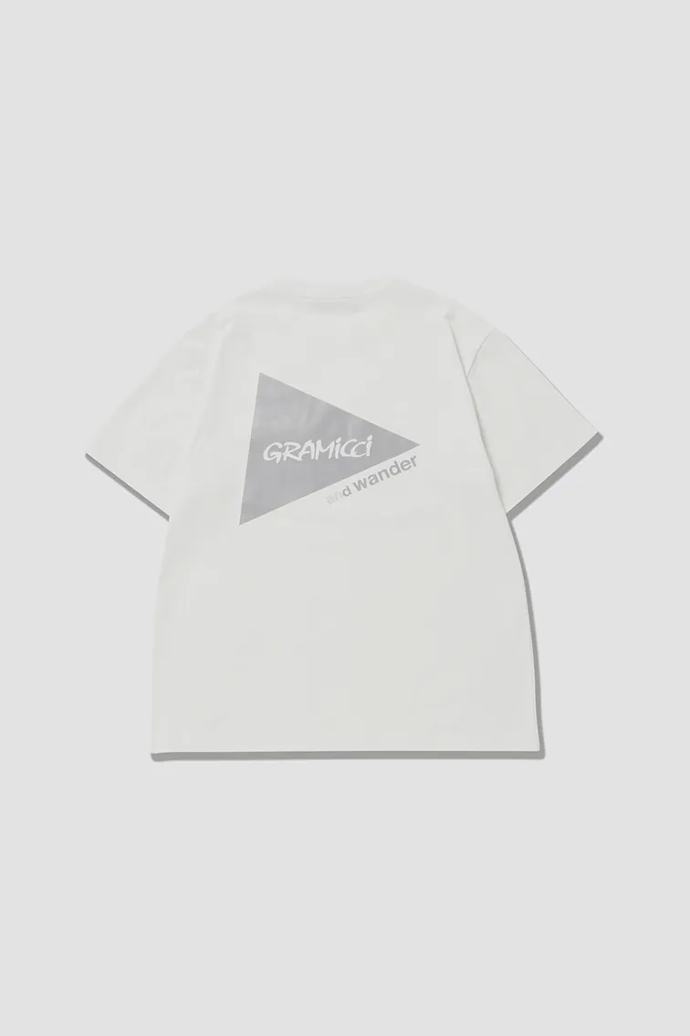 Gramicci x and wander Backprint Tee - White