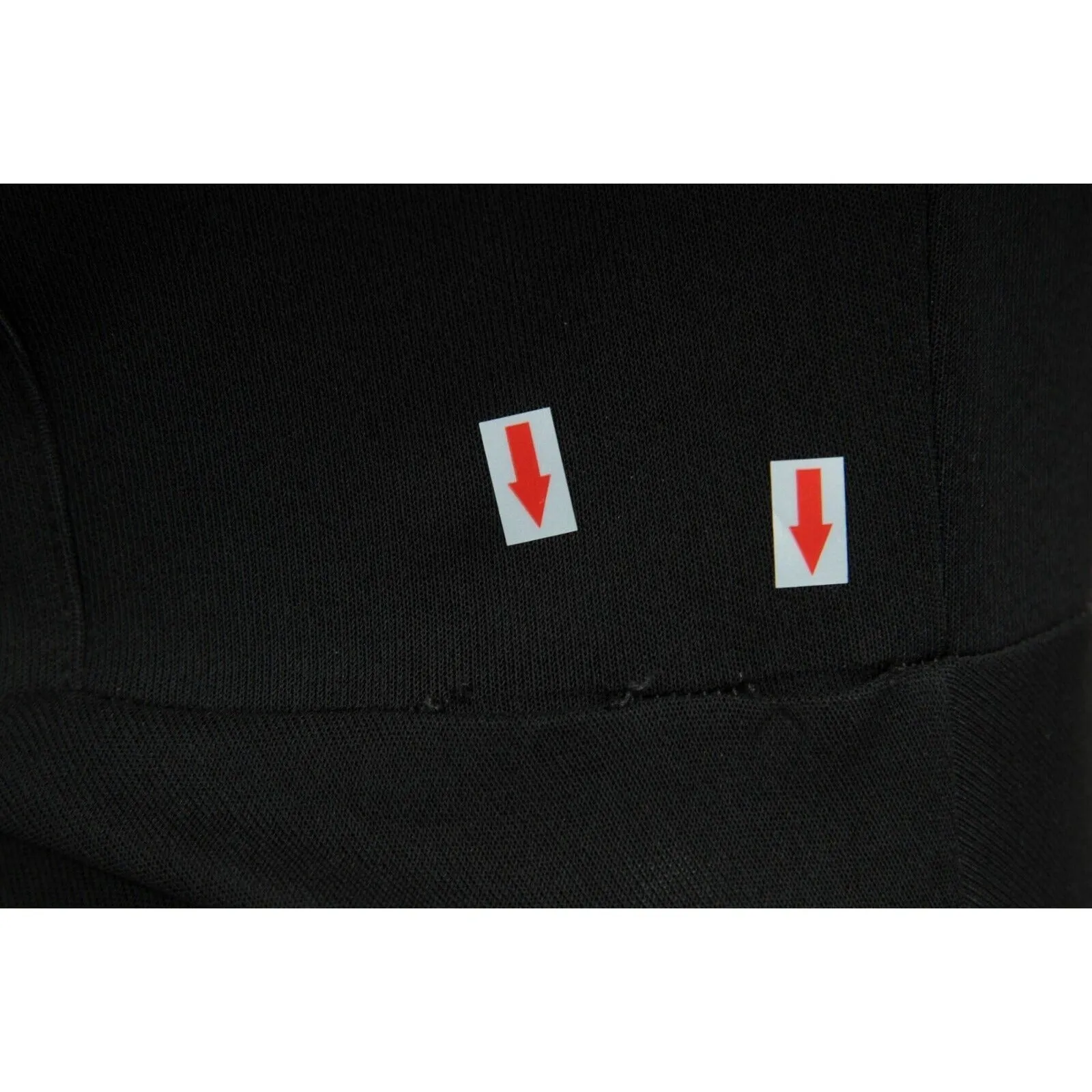Jean Paul Gaultier Military Midi Dress US 8 Black Collared Long Sleeve