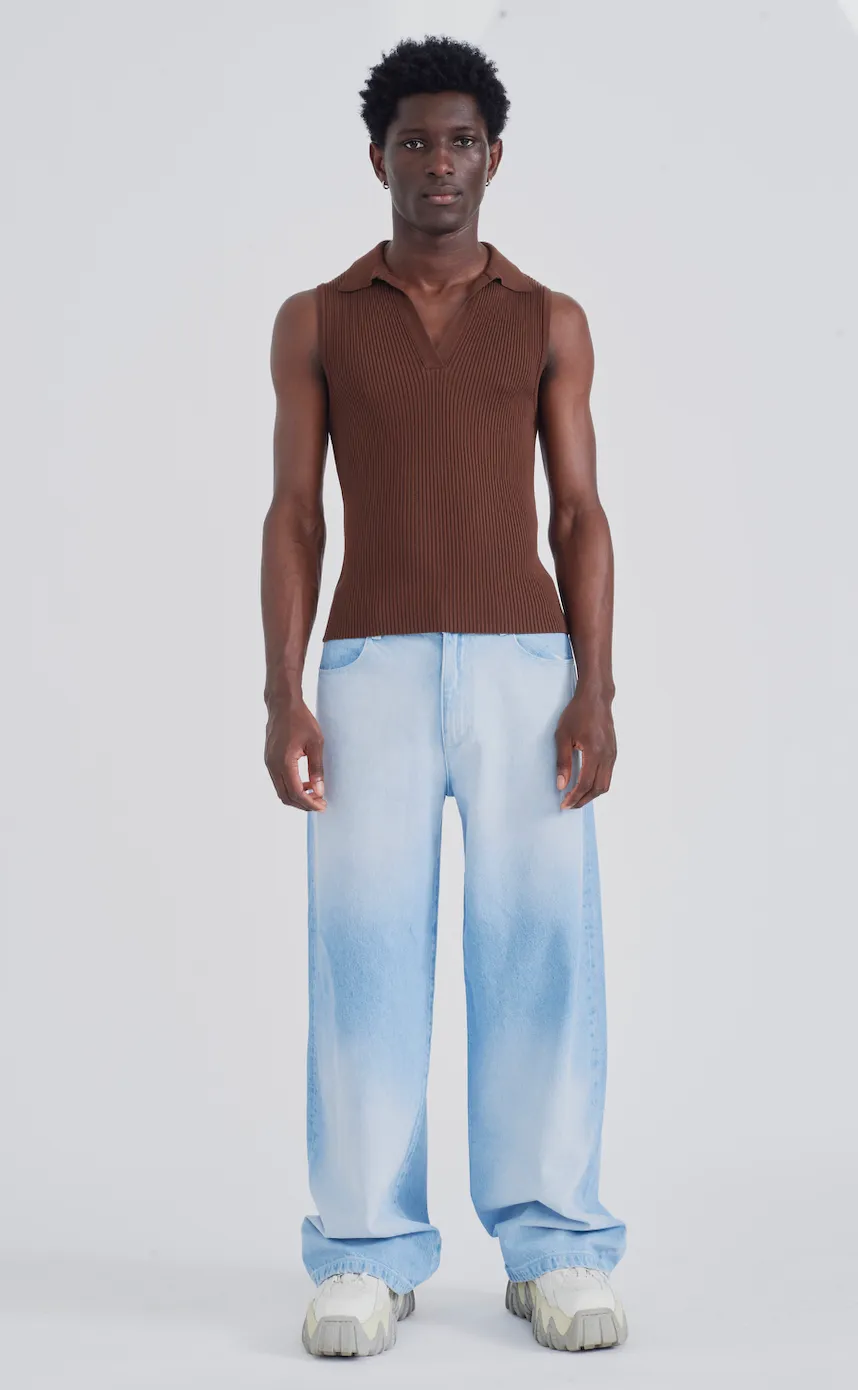 Jerry Knitted Tee Chocolate