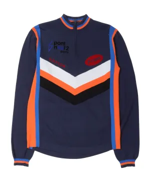 Knit Zip Up Cycling Jacket
