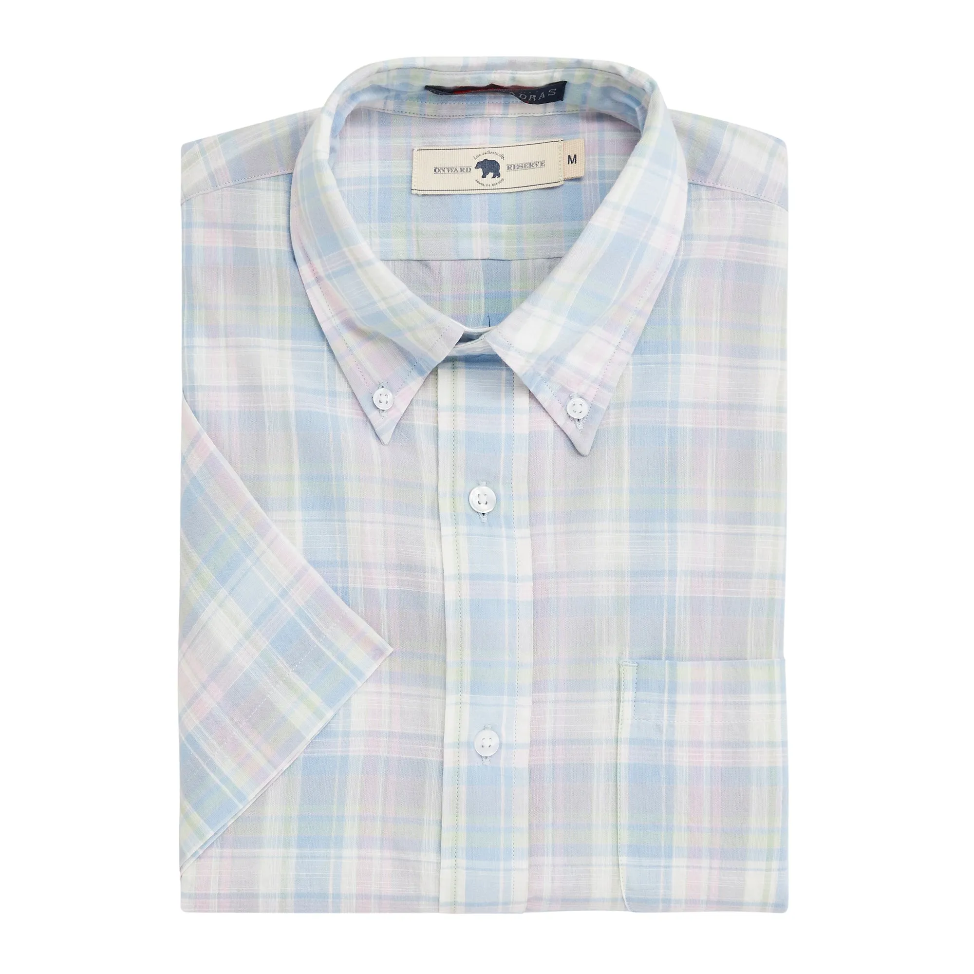 Linder Madras Short Sleeve Button Down
