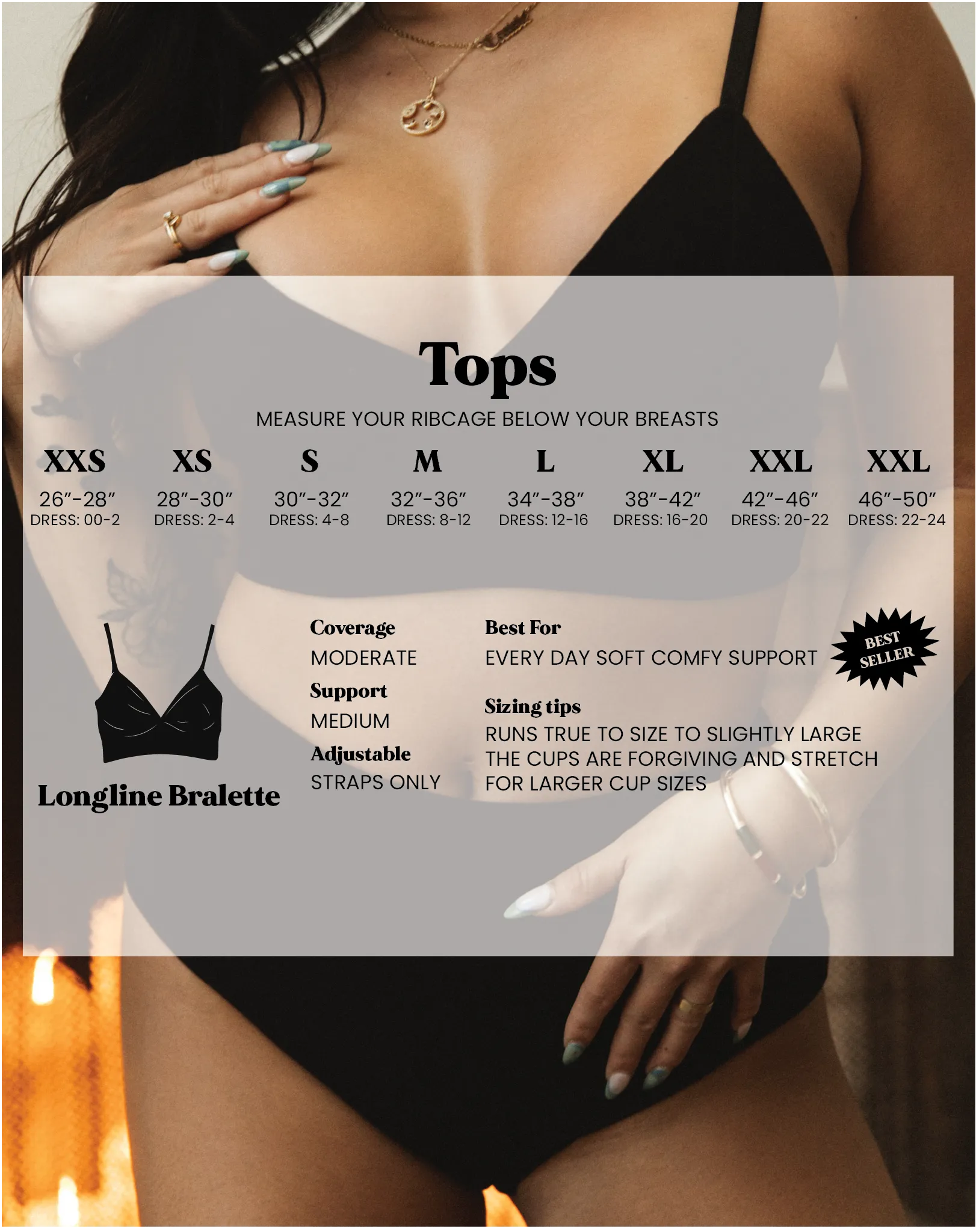 Longline Bralette - Boots n Snakes