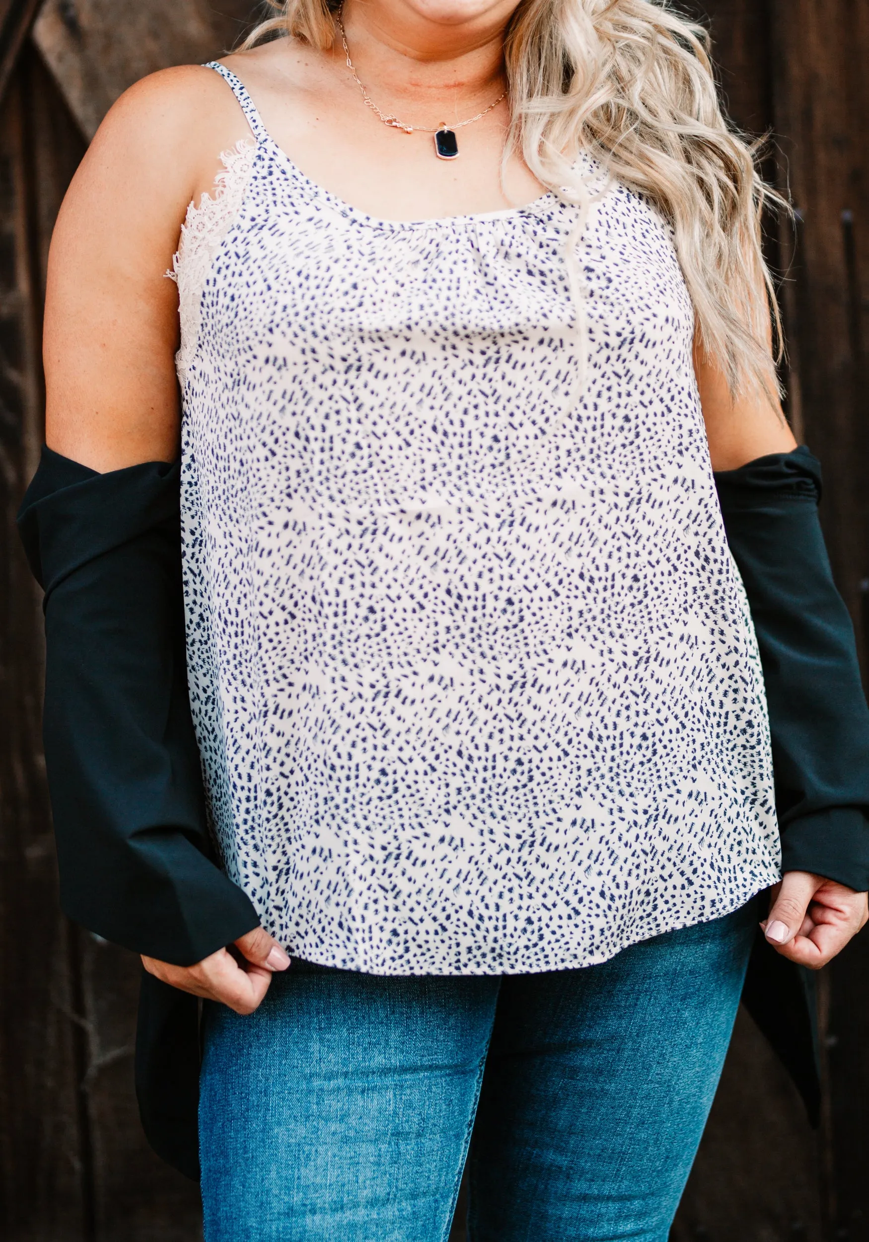 Lovely Leopard And Lace Cami
