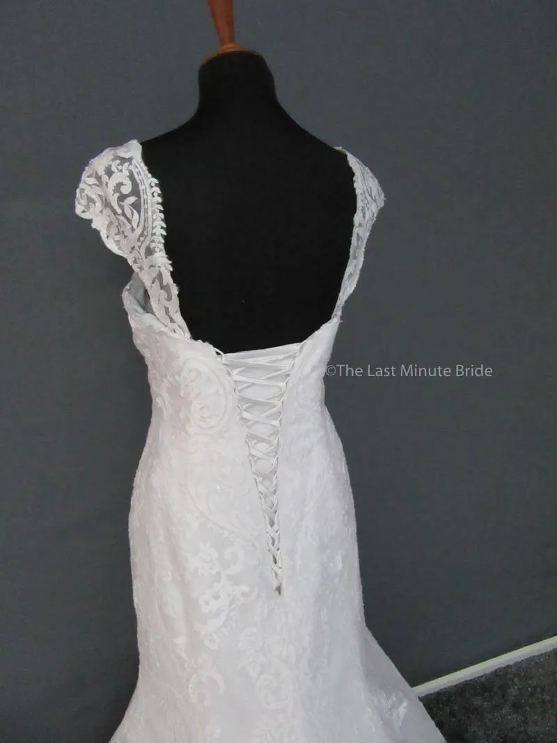 Maggie Sottero Rosamund 6MT199 with detachable cap sleeves