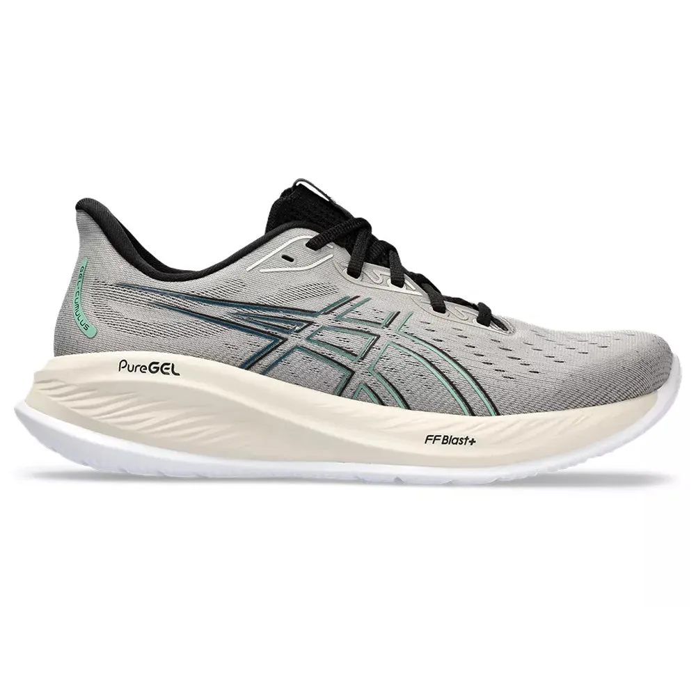 Men's Asics GEL-Cumulus 26, Moonrock/Dark Mint, 10 D Medium