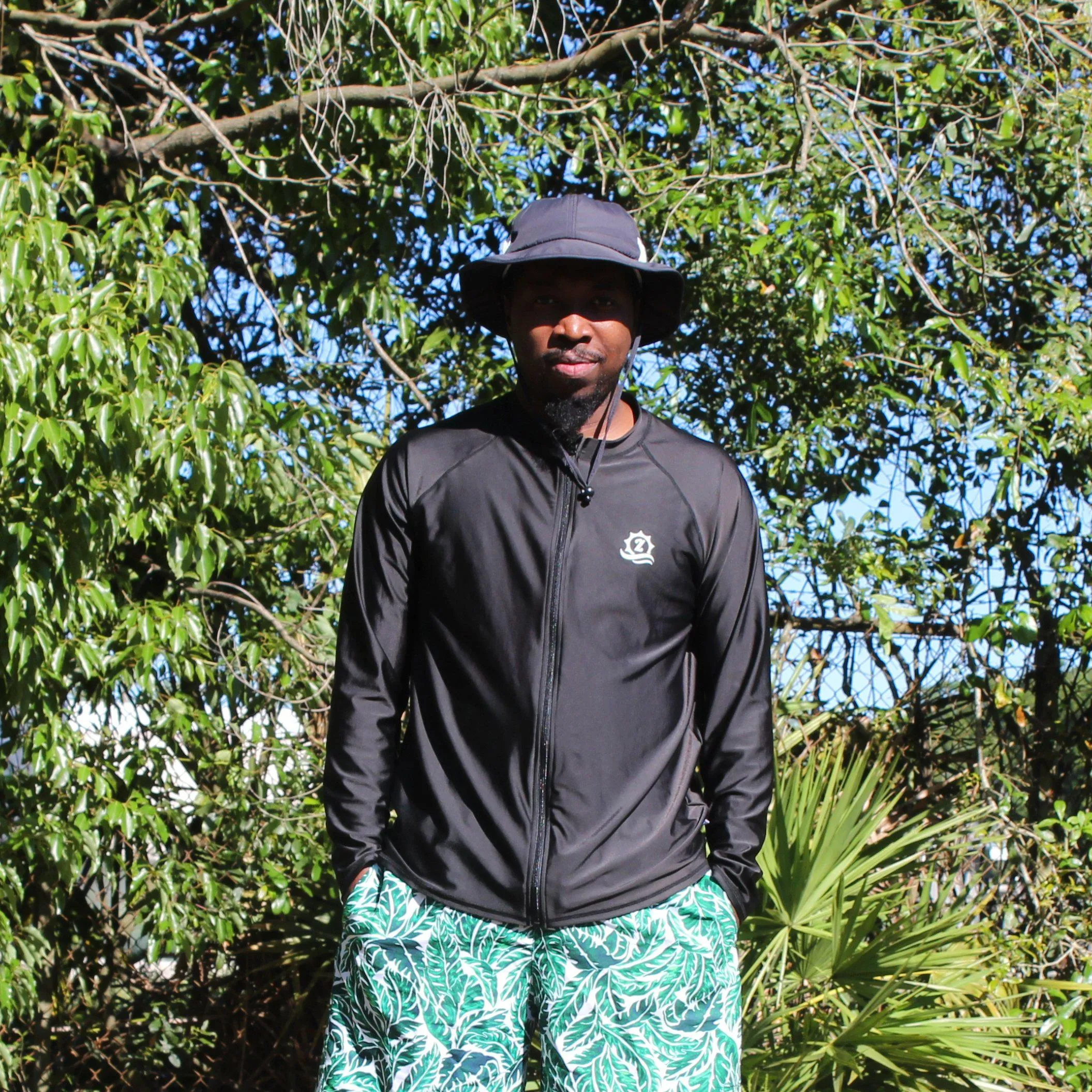 Men's Long Sleeve Rash Guard | “Black”