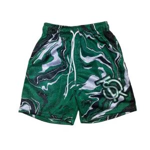 Mesh Shorts, Green