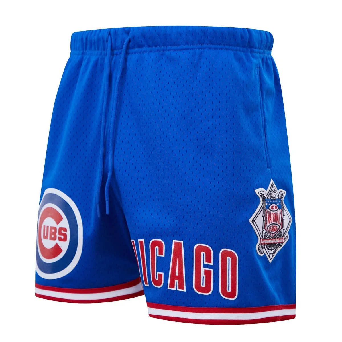 MLB CHICAGO CUBS LOGO MEN'S MESH SHORT (ROYAL BLUE)