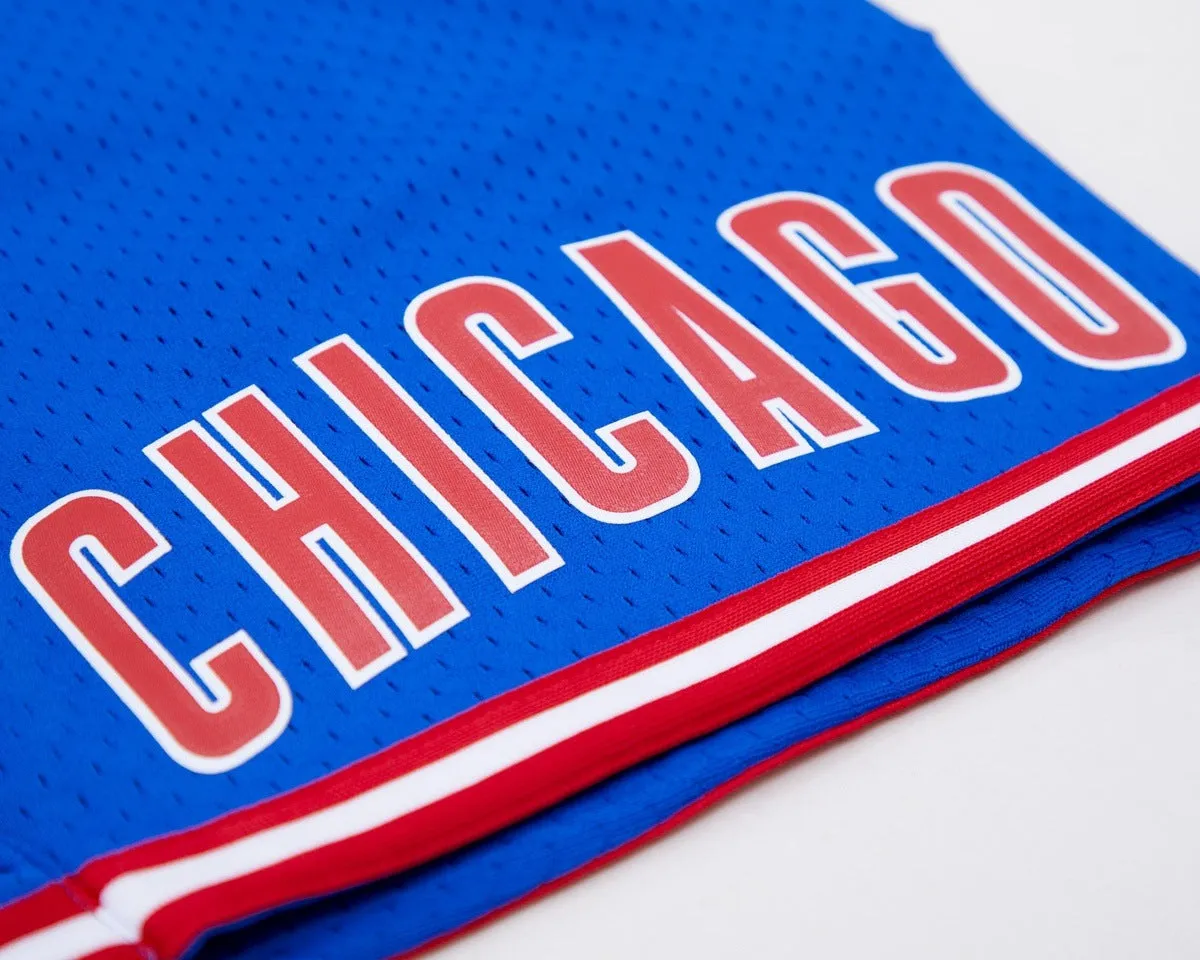 MLB CHICAGO CUBS LOGO MEN'S MESH SHORT (ROYAL BLUE)