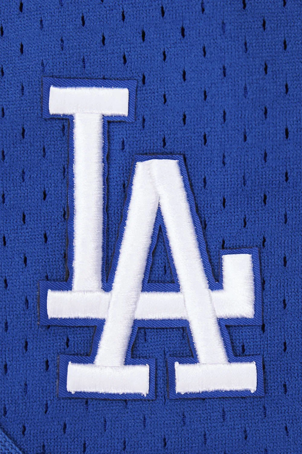 MLB LOS ANGELES DODGERS SCRIPT TAIL WOMEN'S MESH SHORT (DODGER BLUE)