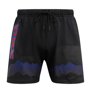 NBA DENVER NUGGETS MEN'S CHEST MILE HIGH MESH SHORT (BLACK)